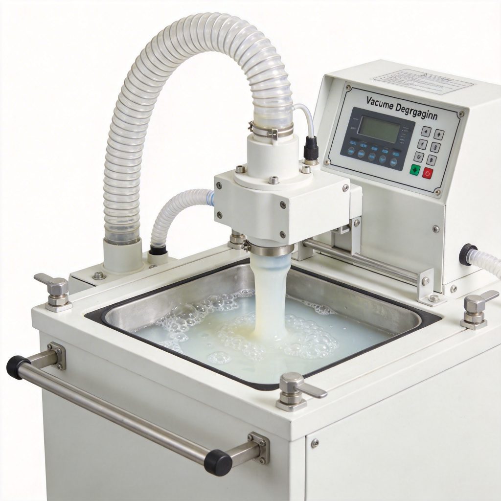 Vacuum degassing process