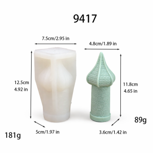 Tapered Spire Silicone Candle Mold