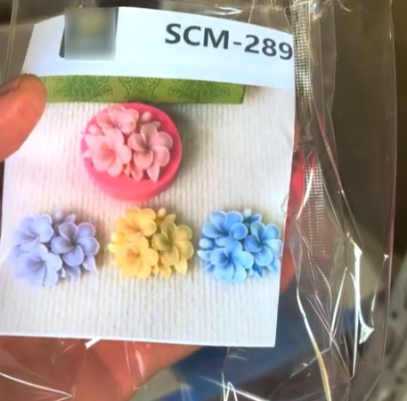 Прозрачный пакет с карточкой изделия SCM-289