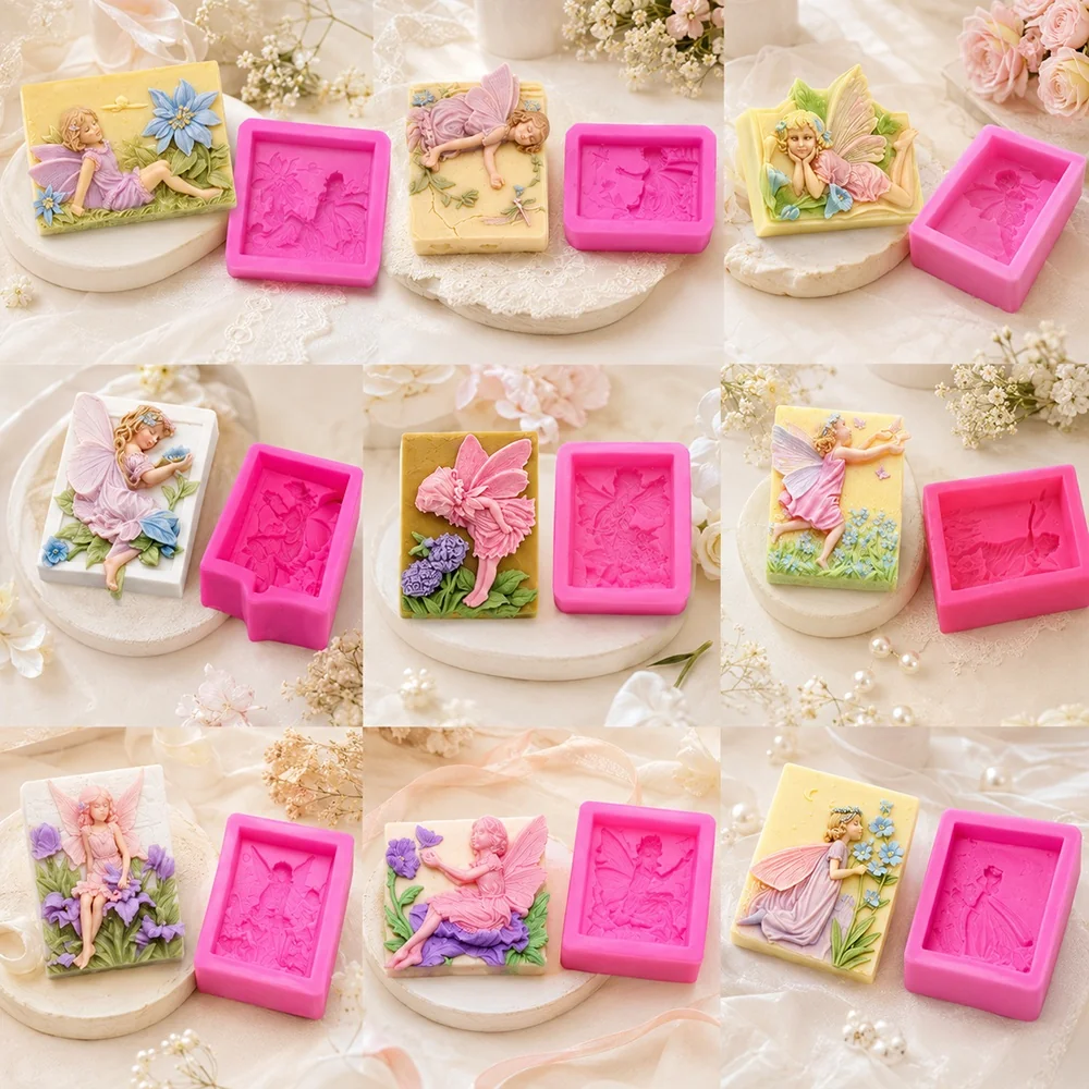 Decorative Silicone Mold for Handmade Crafts AG023 silicone mold detail and cavity