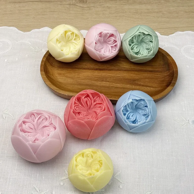 Flower Silicone Mold 1645M silicone mold detail and cavity