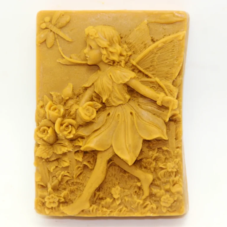 Silicone Candle Mold with Fairy Design AC005 silicone mold detail and cavity