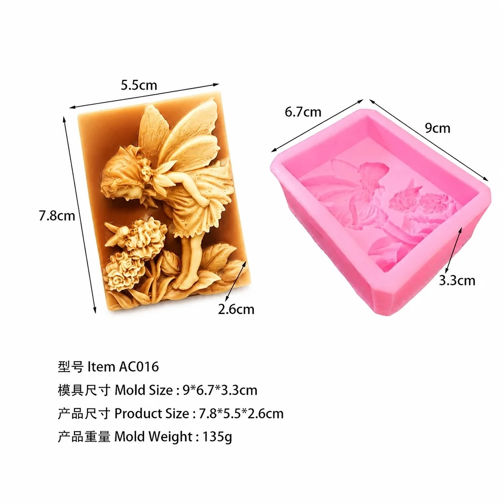 Silicone Candle Mold with Decorative Design AC016 mold in production at BK Silicone workshop