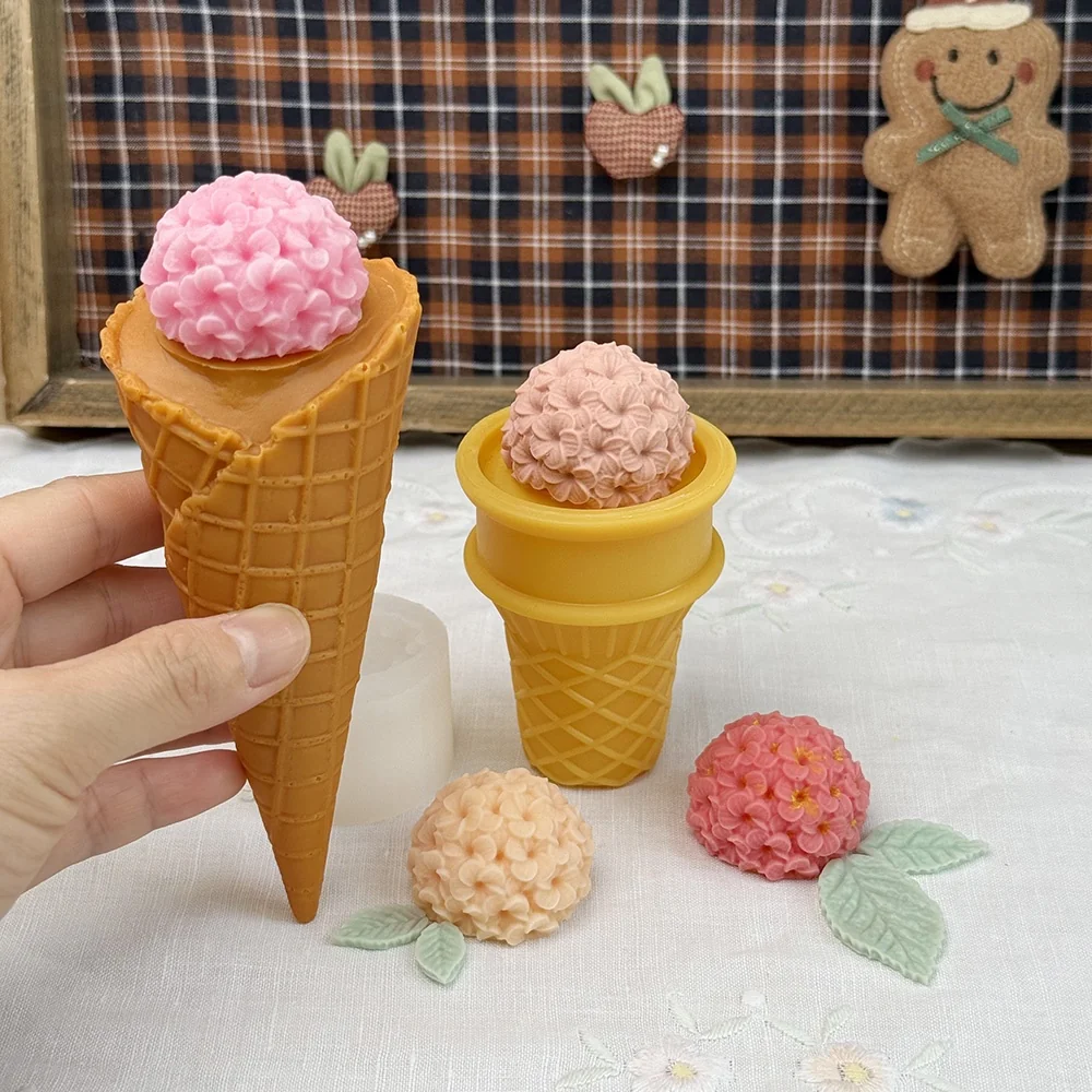 1687 - 花簇球硅胶模具