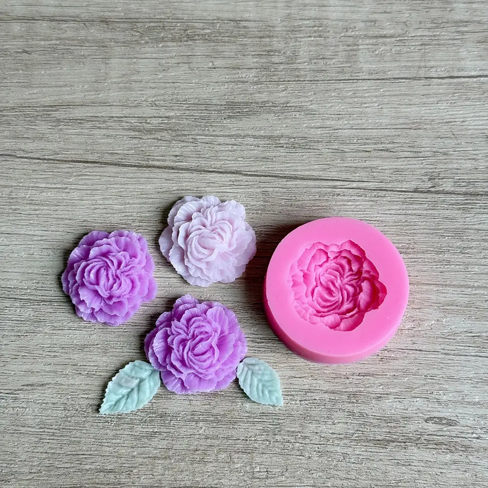 D1007 - 康乃馨花硅胶模具