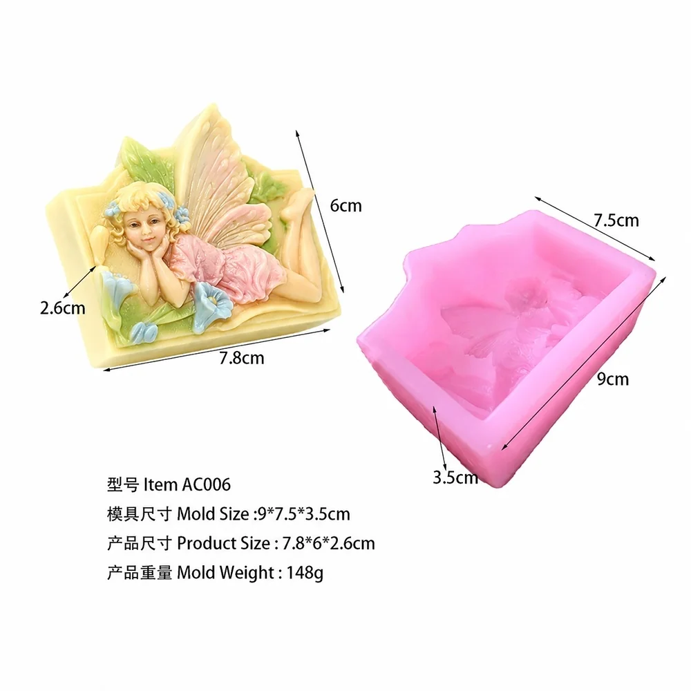 Decorative Silicone Mold for Candle, Soap and Resin AC006 mold in production at BK Silicone workshop
