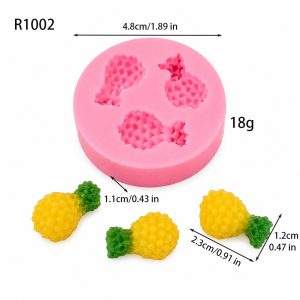 R1002 Pineapple Candy Silicone Mold