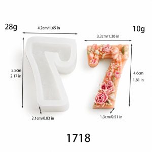 1718 Number 7 Mold