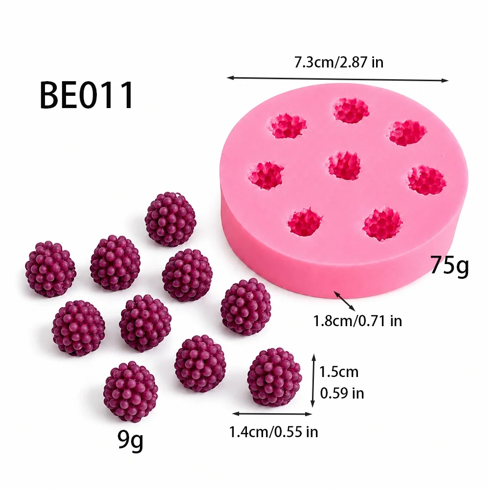 Raspberry Silicone Candle Mold BE011 silicone mold