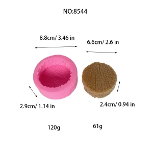 Round cake base silicone mold for handmade crafts 8544
