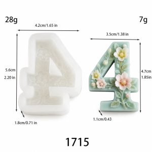 1715 Number 4 Mold