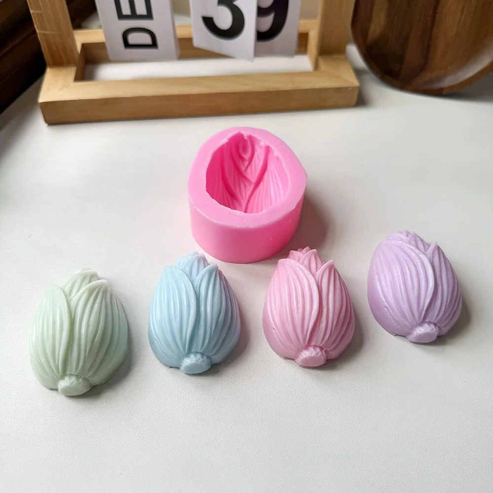 1482 - 郁金香花苞硅胶模具