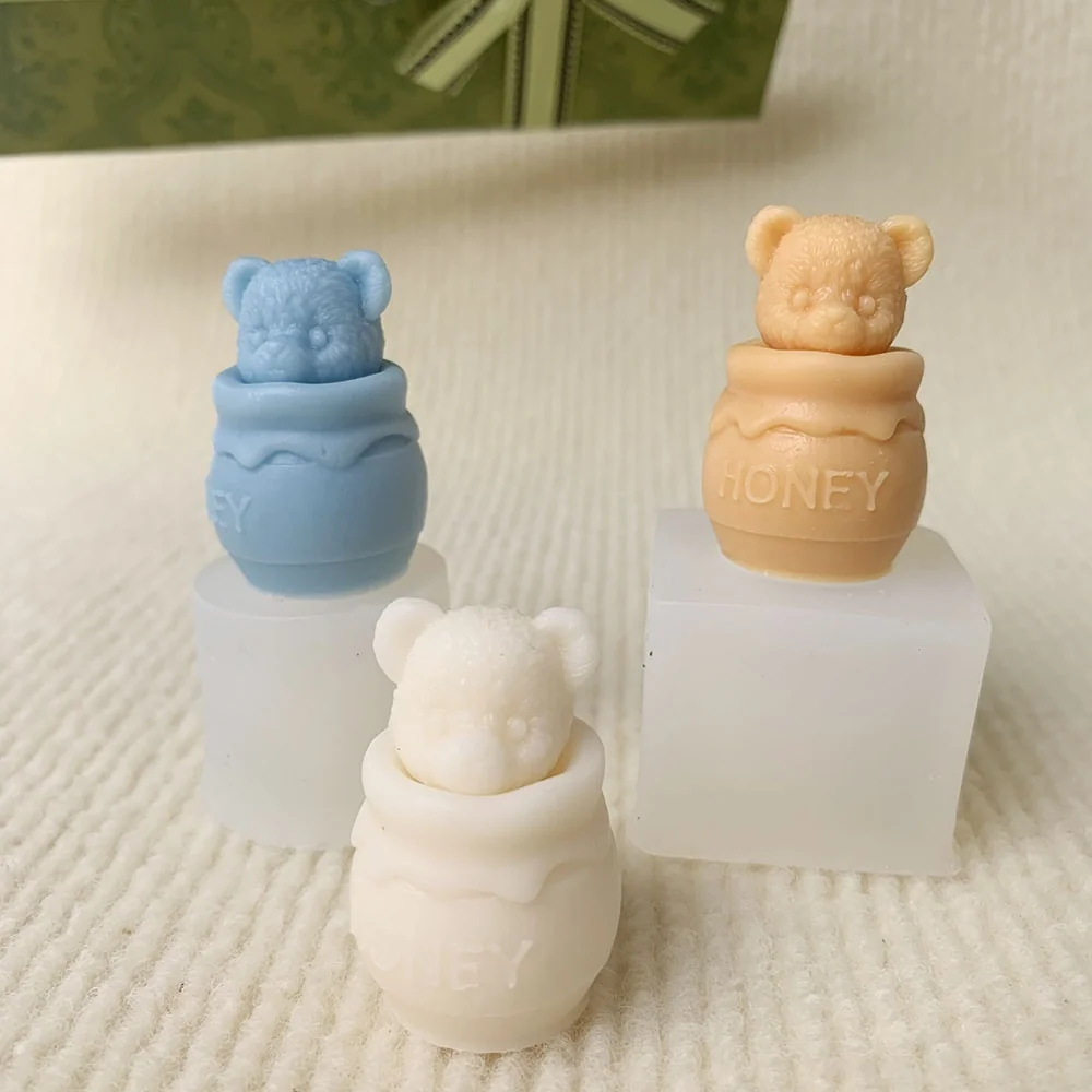 1408 - 小熊头硅胶模具