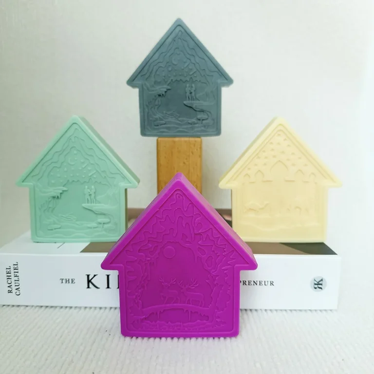 Cottage Silicone Mold for DIY Candle Making 1446 silicone mold detail and cavity