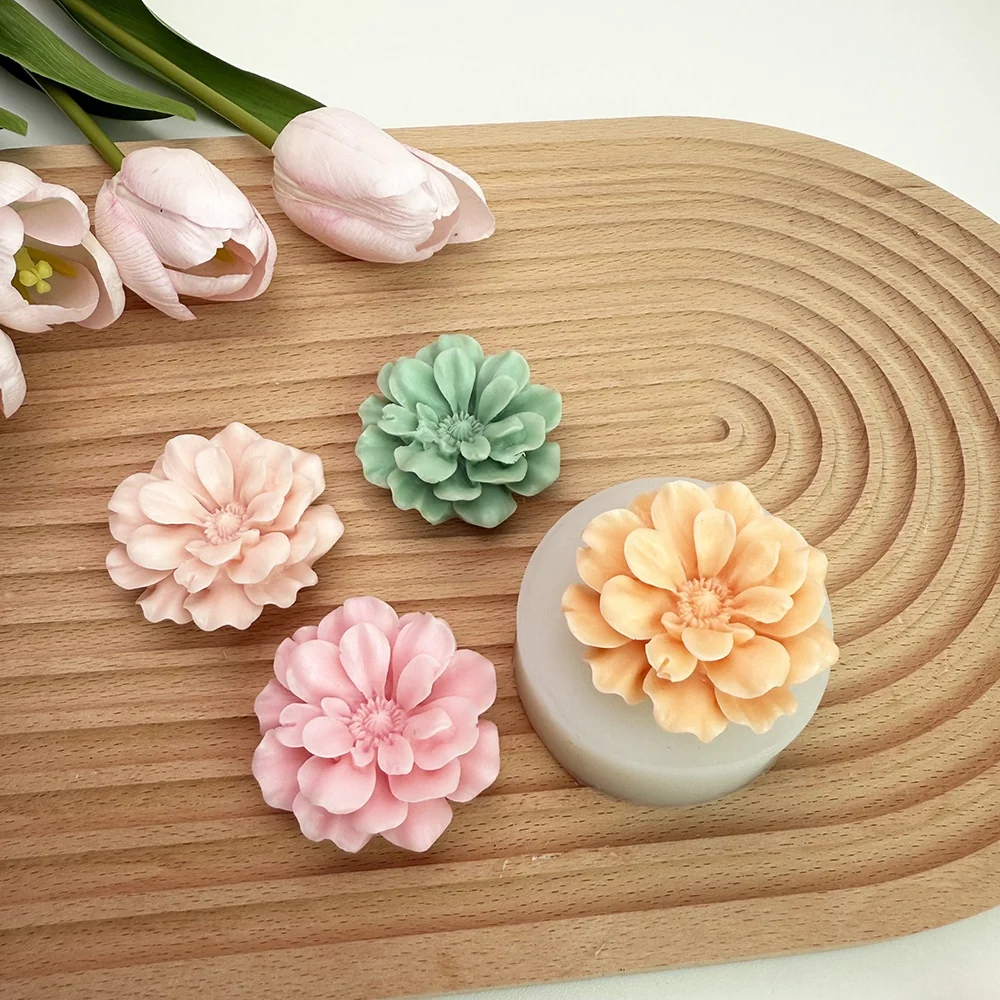 1552 - 立体多层花朵硅胶模具