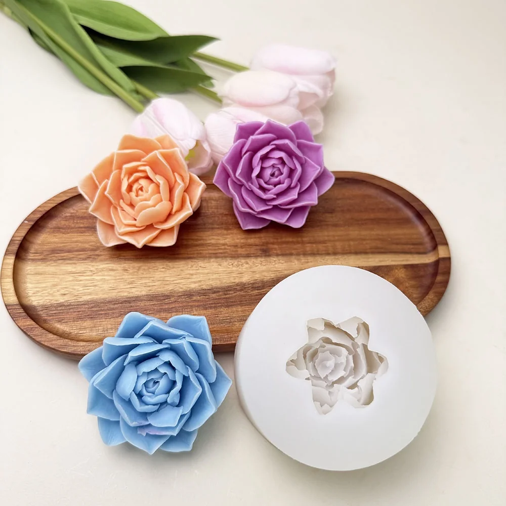 1535 - 立体花朵硅胶模具
