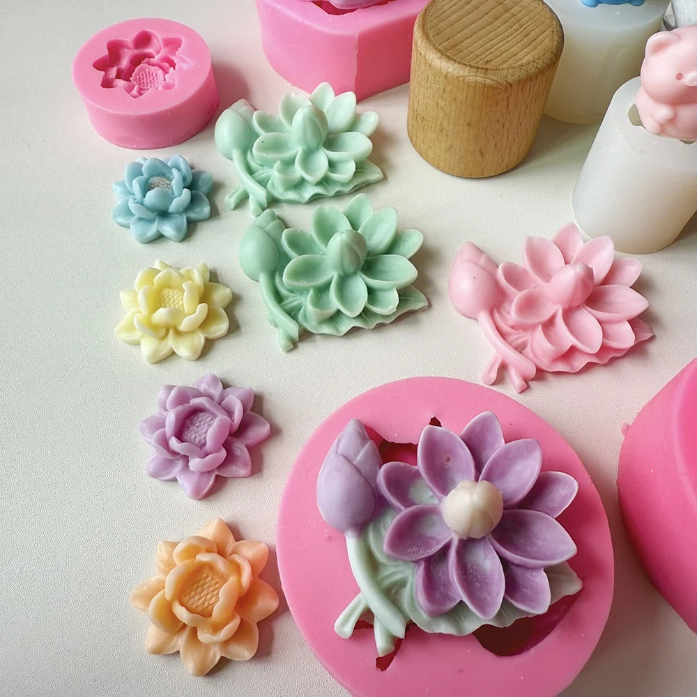 1482 - 郁金香花苞硅胶模具