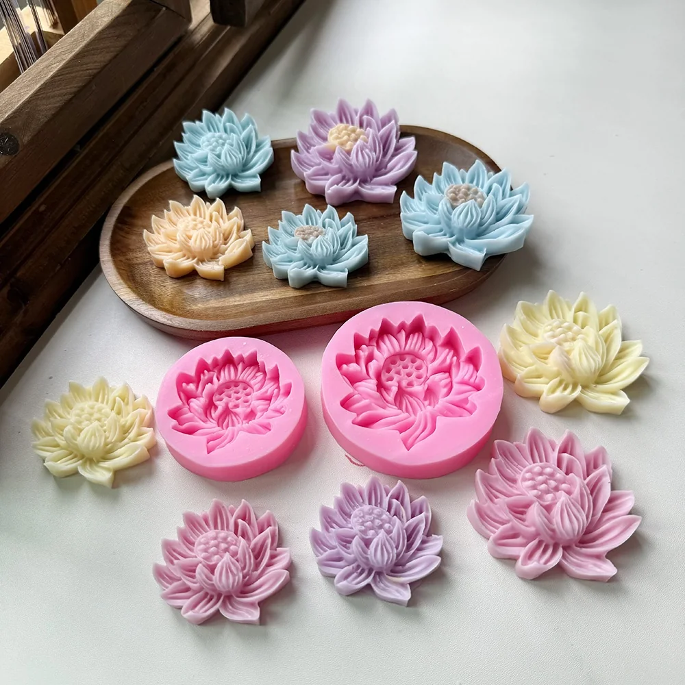 1485S - 莲花硅胶模具