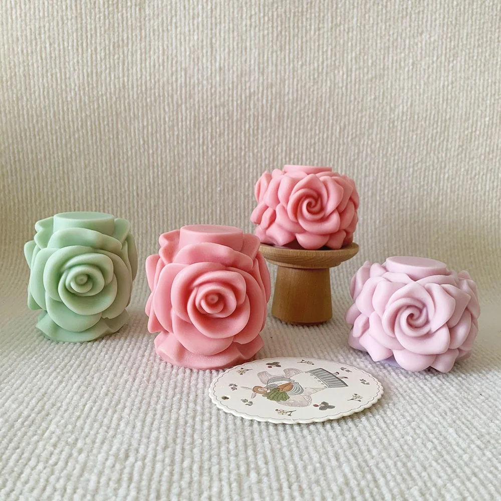 9021 - 玫瑰花硅胶模具