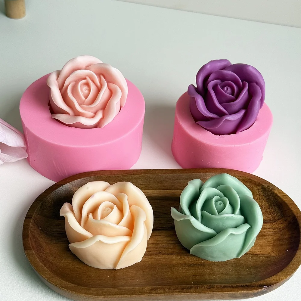 1539 - 立体玫瑰花/3DRose硅胶模具
