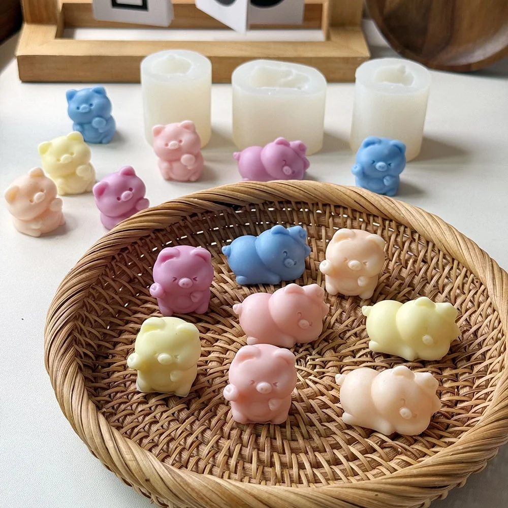 1500 - 趴趴小猪硅胶模具