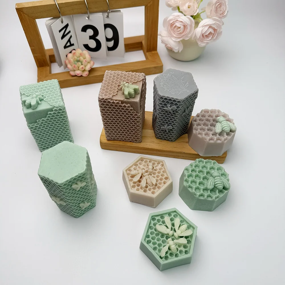 1222 - 蜂巢蜜蜂硅胶模具