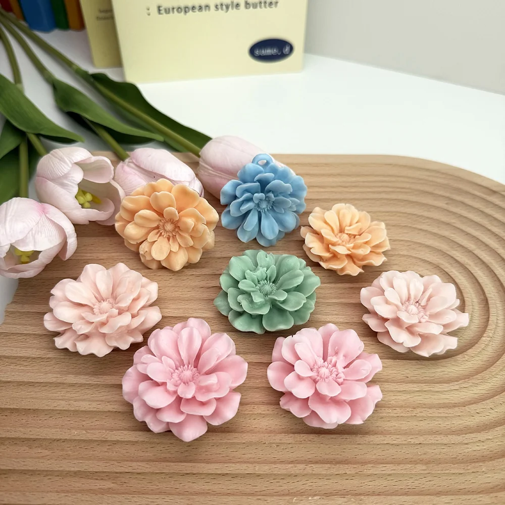 1552 - 立体多层花朵硅胶模具