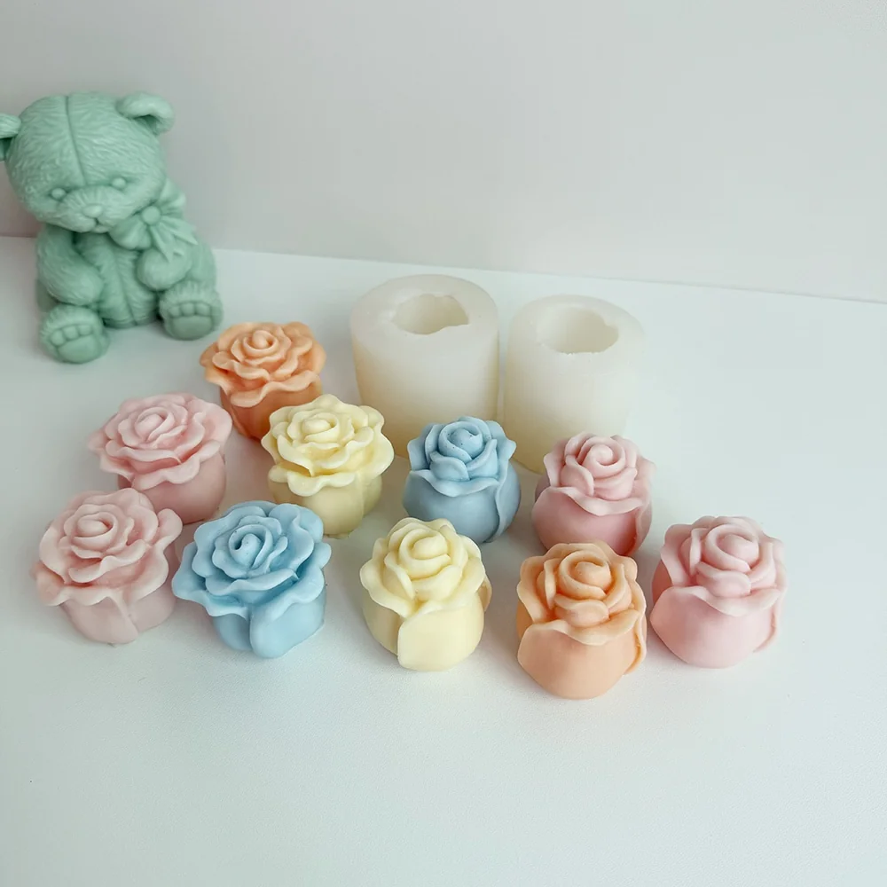 1515 - 玫瑰花苞硅胶模具
