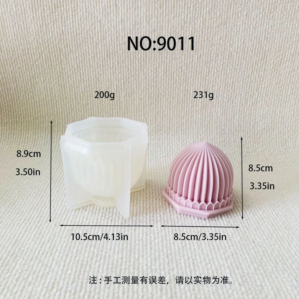 9011 - 棱纹穹顶硅胶模具