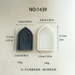 Flexible 3D Mosque Arch Silicone Mold for Candle Making 1439