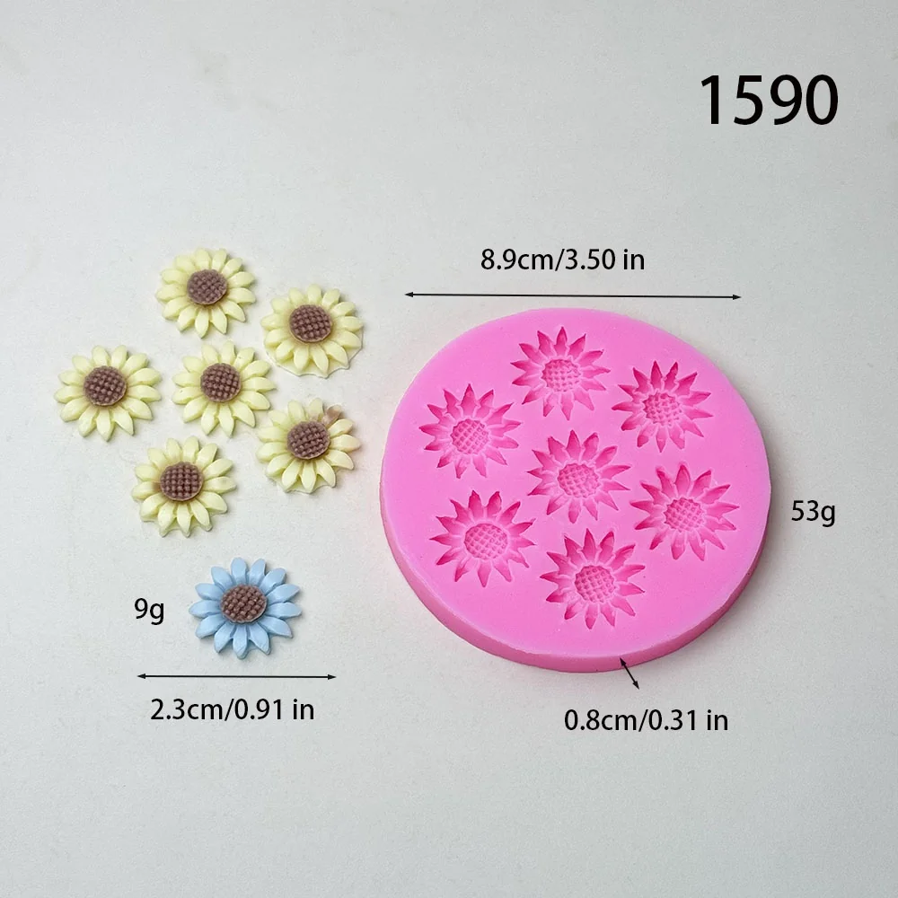 1590 - 向日葵模具/1590SunflowerMold