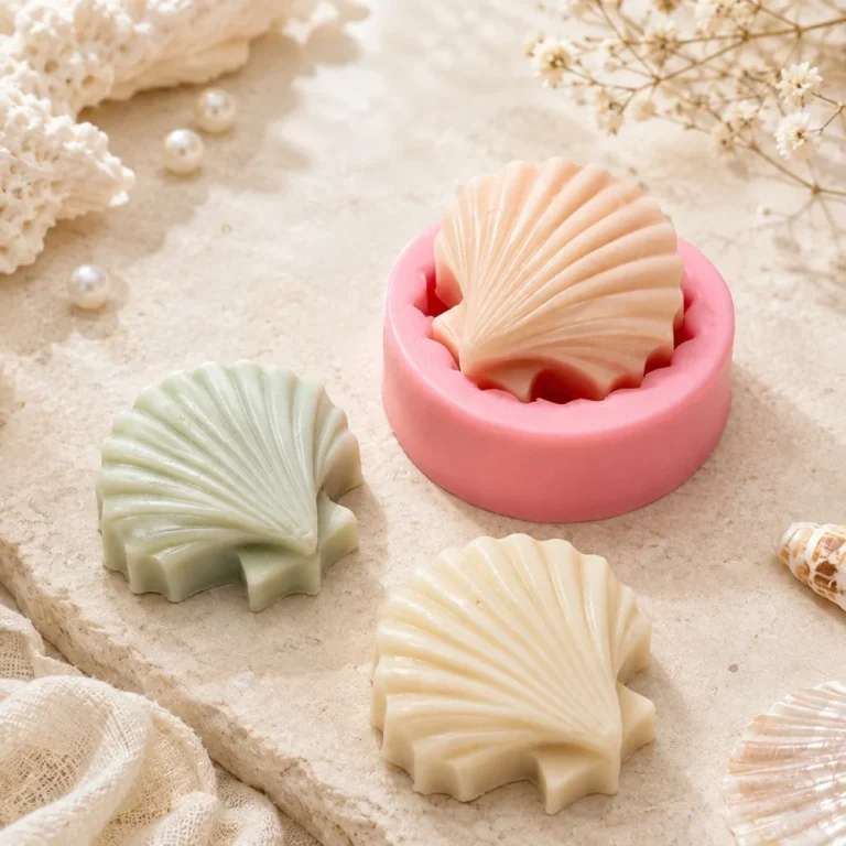 Shell Silicone Mold for Wax, Soap and Resin Casting 1606S