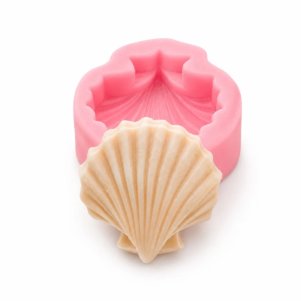 Shell Silicone Candle Mold, Small | 1606S | BK Silicone - Image 3