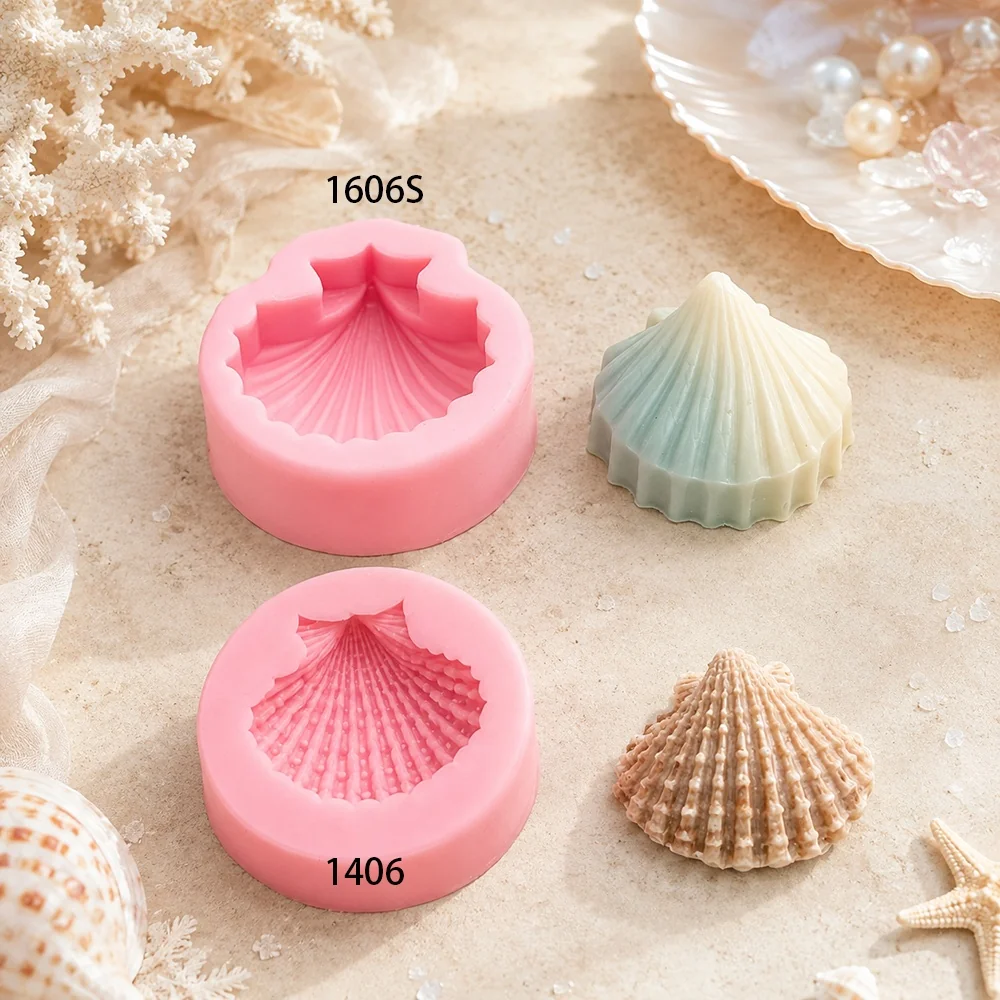 Shell Silicone Candle Mold, Small | 1606S | BK Silicone - Image 4