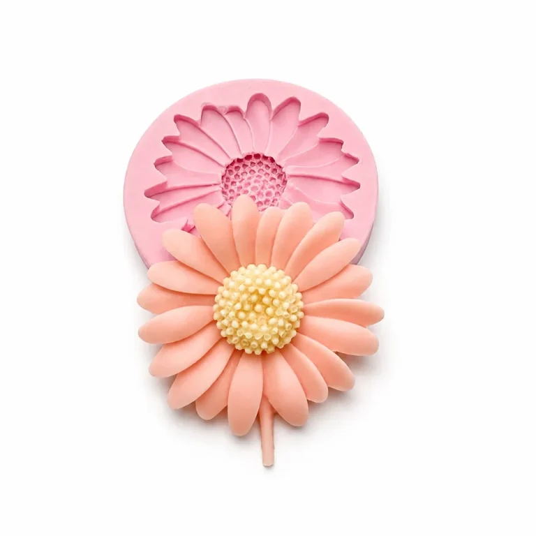 3D Daisy Silicone Candle Mold | 1621 | BK Silicone