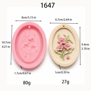 Flower Silicone Mold for Wax Casting | 1647 | BK Silicone