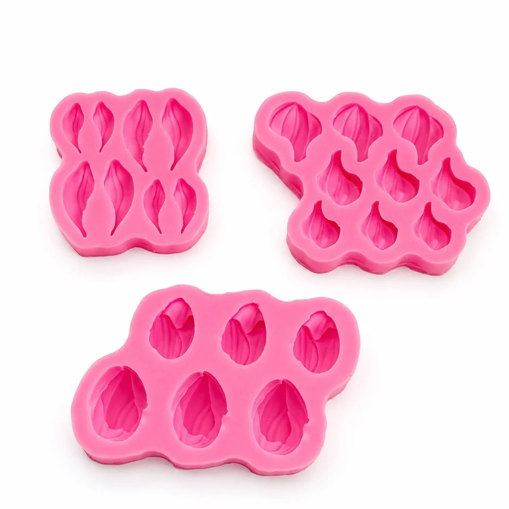 Tulip Petal Silicone Mold for Wax, Soap and Resin Casting 1668 mold in production at BK Silicone workshop