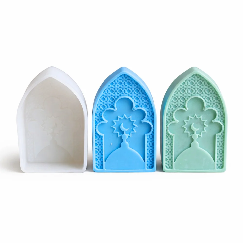 Geometric Silicone Candle Mold | 1671 | BK Silicone - Image 2