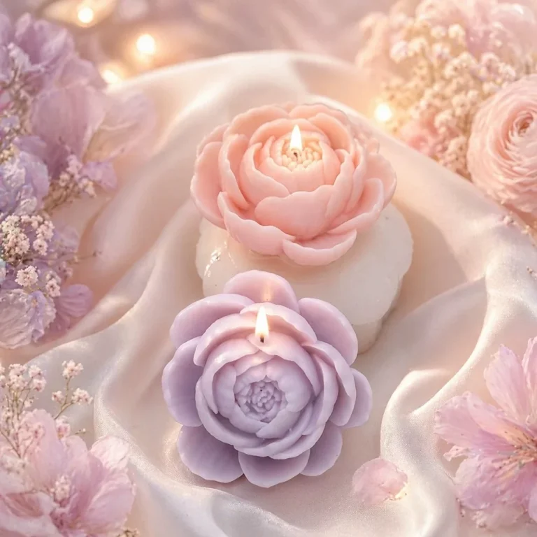Peony Silicone Mold for Candle Making | Atacado B2B OEM | SKU 1704