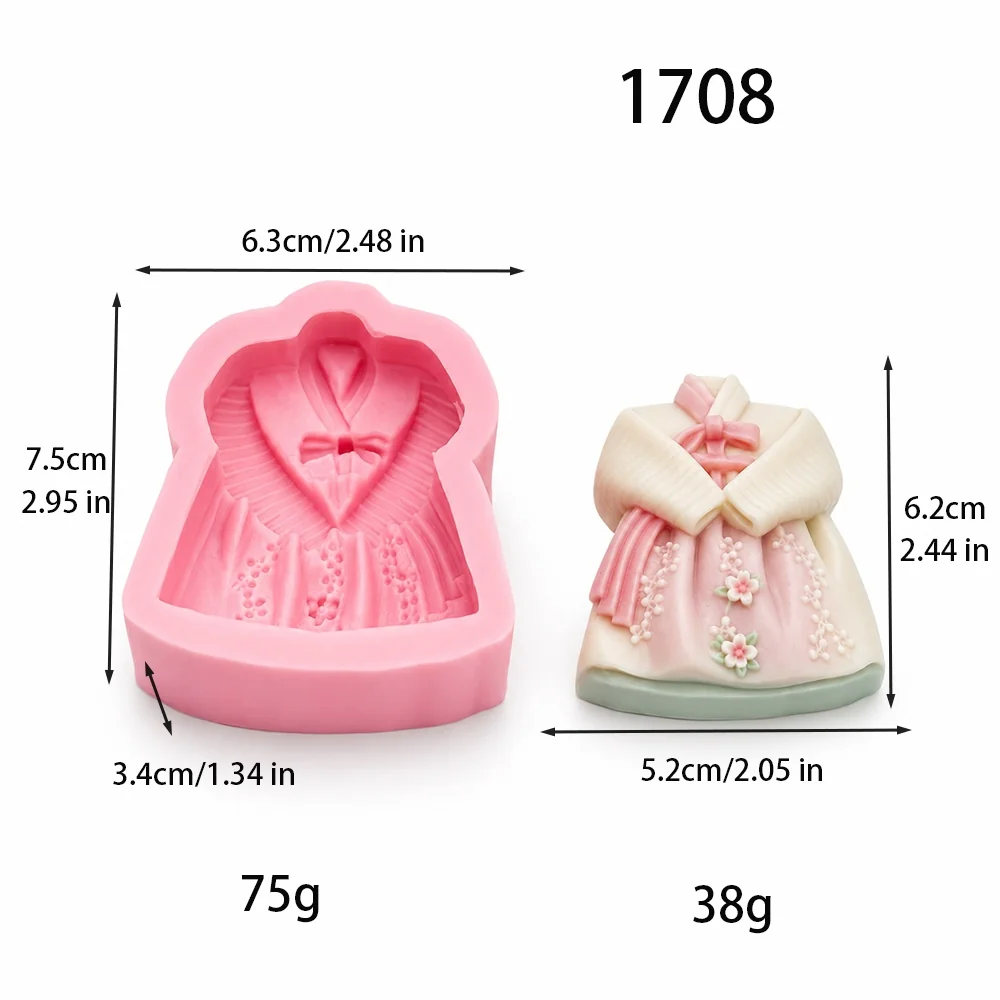 3D Flower Silicone Candle Mold | 1708 | BK Silicone