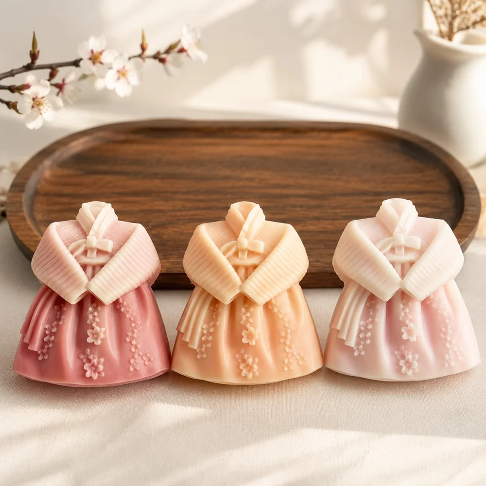 3D Flower Silicone Candle Mold | 1708 | BK Silicone - Image 4