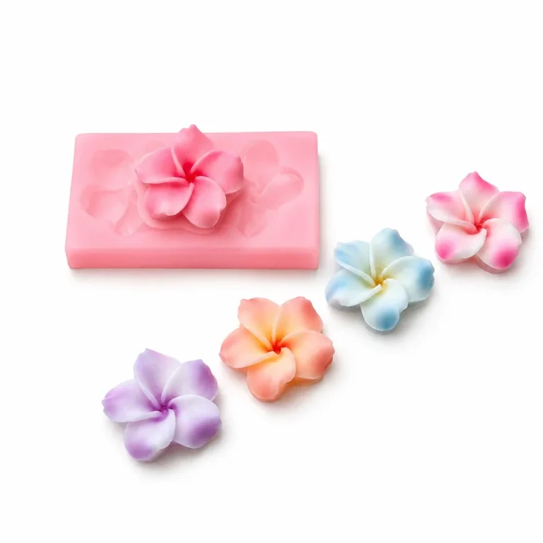 Flexible 3D Plumeria Silicone Mold for Candle Making | Atacado B2B OEM | SKU 1722