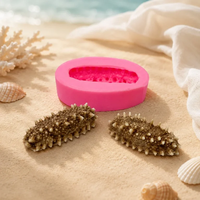 Sea Cucumber Silicone Mold for Candle Making 1728