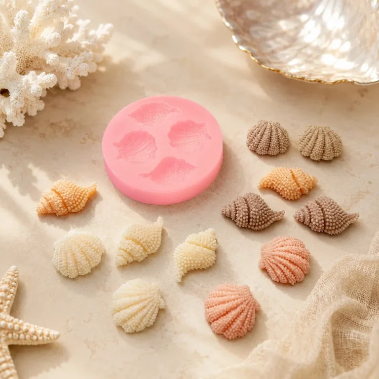 Conch Silicone Mold for Wax, Soap and Resin Casting 1730
