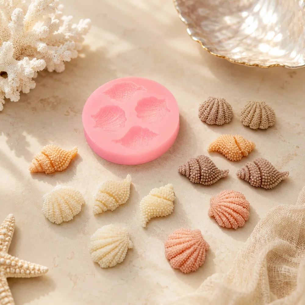 Conch Silicone Mold for Wax Casting | 1730 | BK Silicone - Image 2