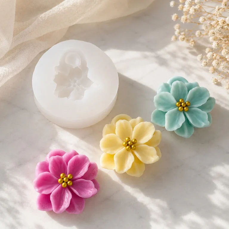 Flower Silicone Mold for Candle Making | Atacado B2B OEM | SKU 1733