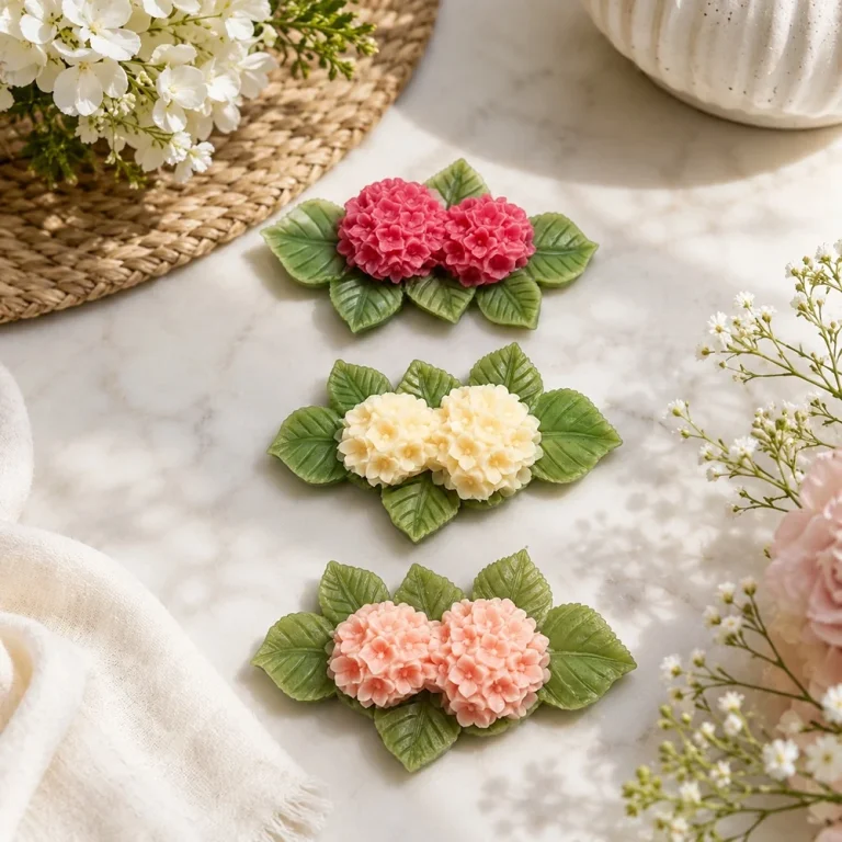 Hydrangea Cluster Flower Silicone Mold for Candle Making | Atacado B2B OEM | SKU 1736