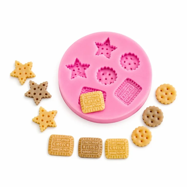 Mini Biscuit Silicone Candle Making Mold 1738