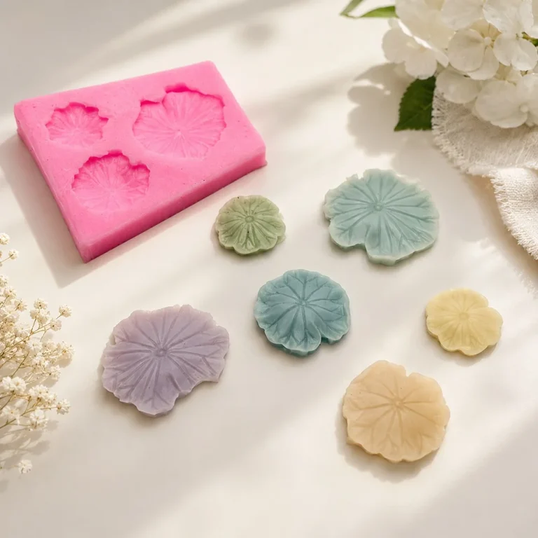 Lotus Leaf Silicone Mold for DIY Candle Making | Atacado B2B OEM | SKU 1742