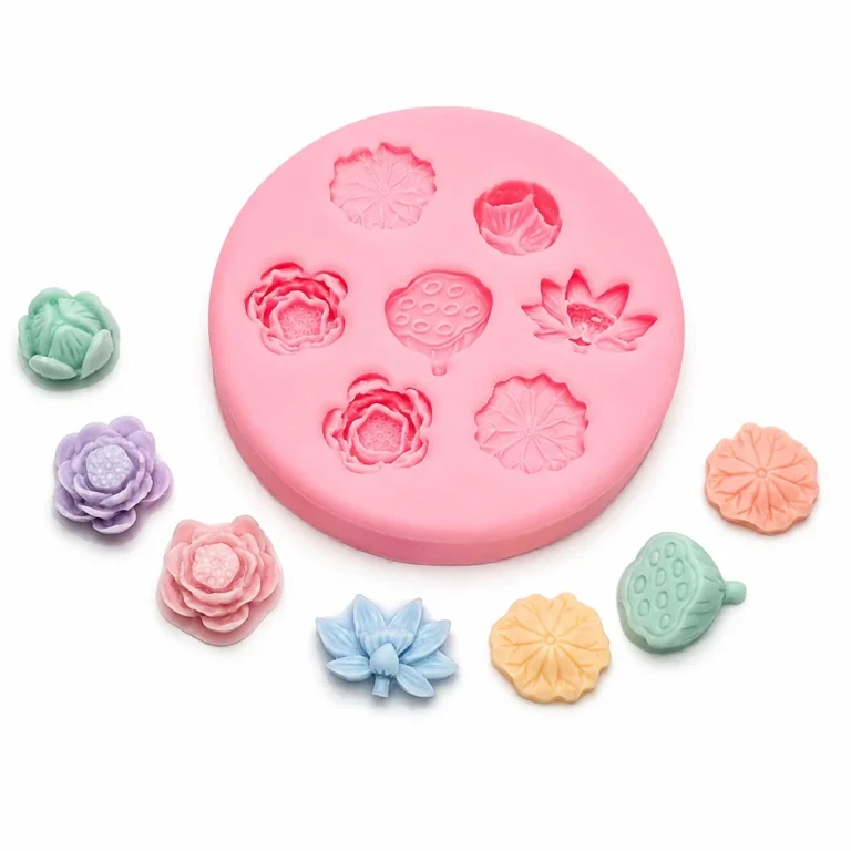 3D Mini Lotus Silicone Mold | Atacado B2B OEM | SKU 1743